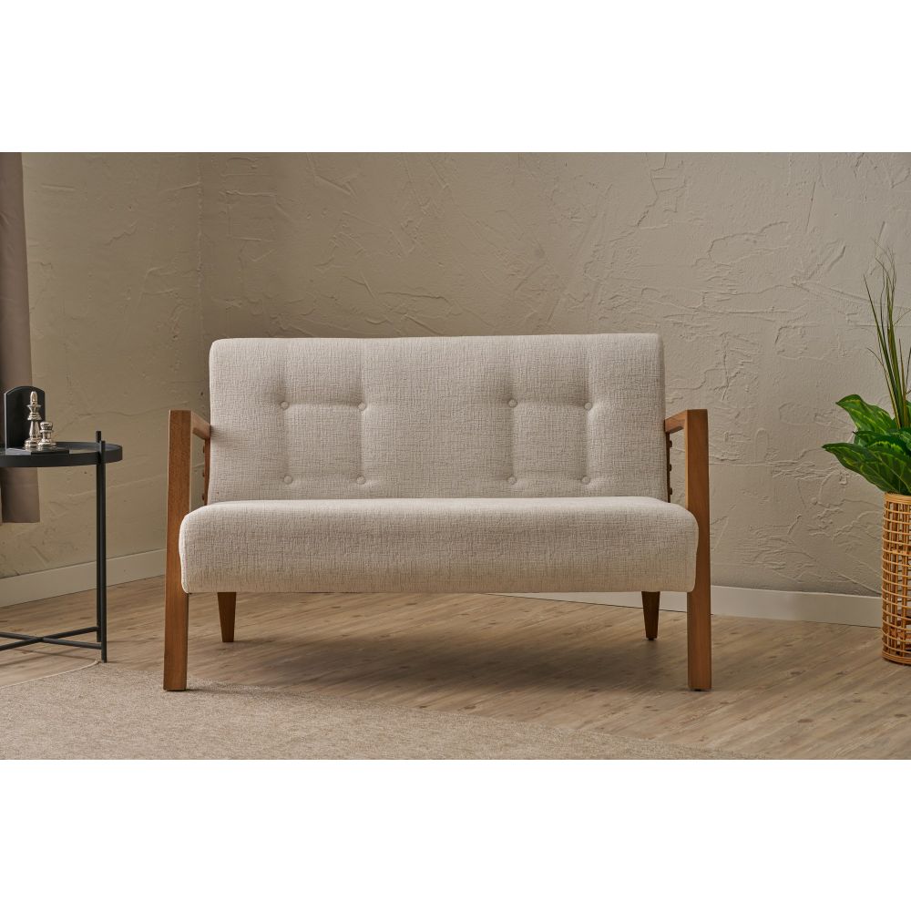 Kemer - Krem Dvosjed Sofa slika 2