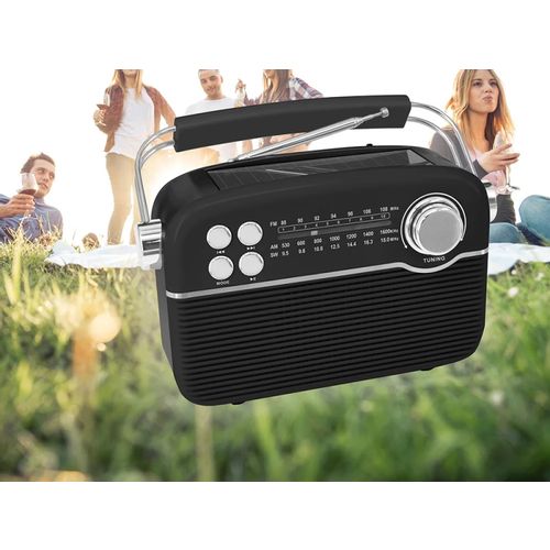 MANTA radio FM-AW-SW, 5W, BT, USB, AC + baterije + solarni panel, RDI916 slika 6