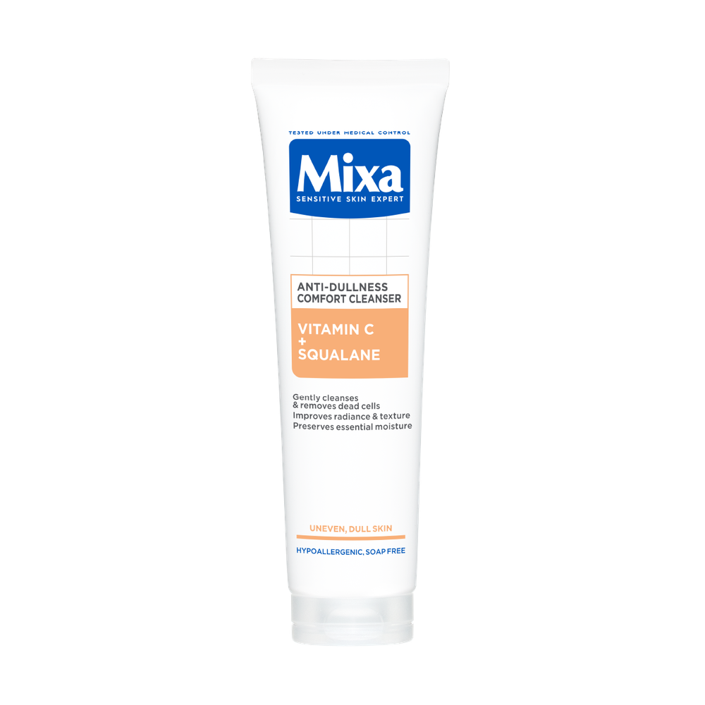 Mixa Anti-Dullness Comfort Gel za pranje lica vitamin C i skvalan 150ml slika 1