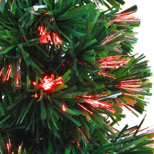 Umjetno božićno drvce s optičkim vlaknima 64 cm zeleno slika 14