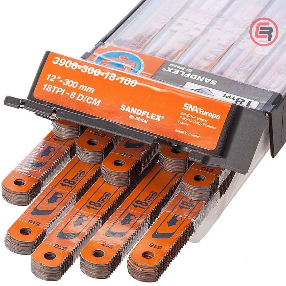 Bahco List Ručne Pile Za Metal SANDFLEX 300mm Bi-Metal 24z - 3906-300-24-100 slika 2