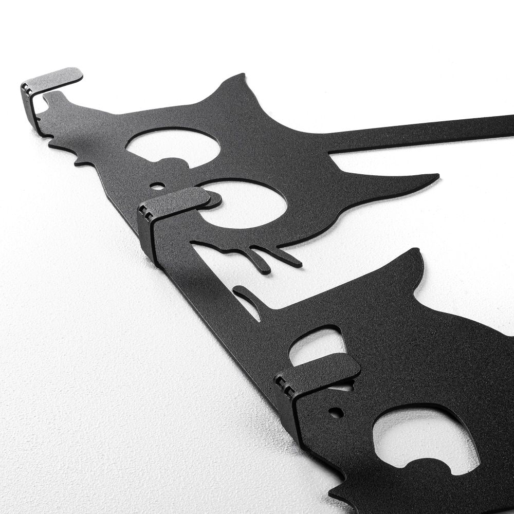 Metal wall hook Hidden Cats, colour: black slika 6
