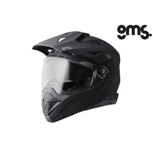 Zatvorena - full face kaciga GMS Adventus - Mat crna vel.2XL