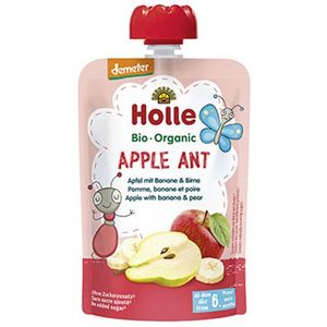 Holle Pire od jabuke, banane i kruške "Apple Ant"- Organski 100g , pakiranje 12komada