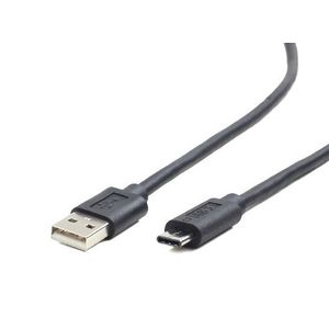 Gembird CCP-USB2-AMCM-1M USB2.0 to USB-C Cable, up to 480 Mbit/s, Black, 1m