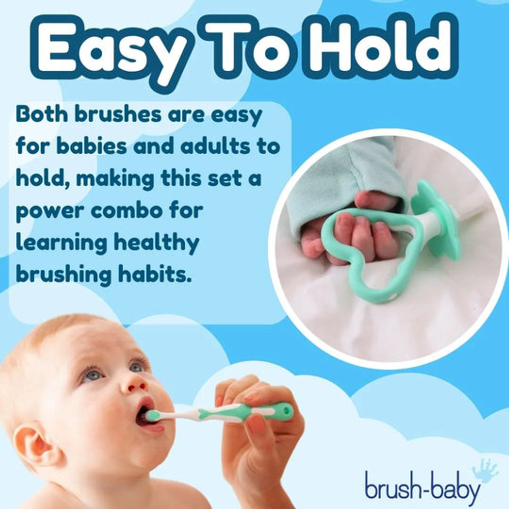 Brush-Baby Set za oralnu njegu beba First Brush & Teether slika 7