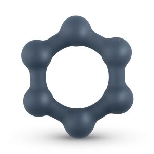Šesterokutni prsten Hexagon s čeličnim kuglicama