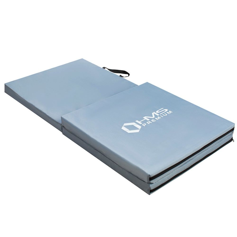 Mgs02 gimnastički sklopivi madrac 1800x600mm sivi hms premium slika 9