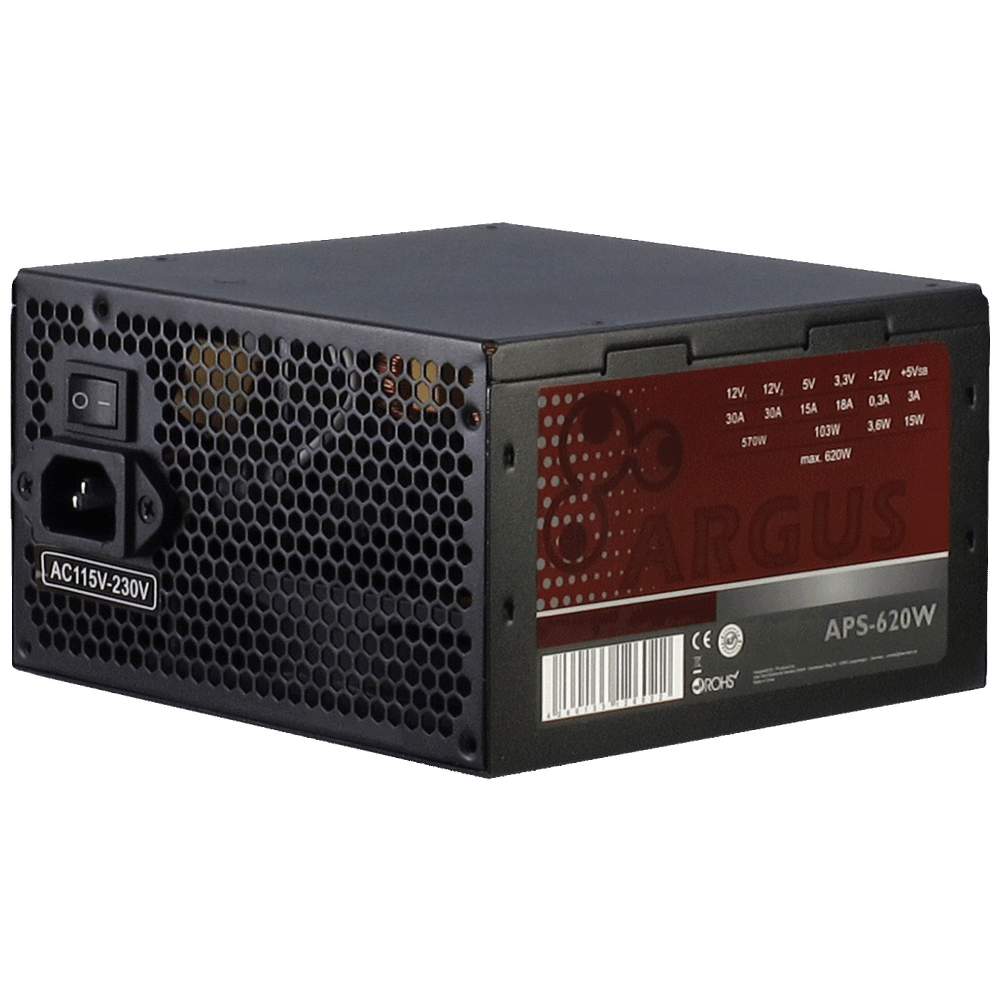 Inter-Tech Napojna jednica za PC, ATX, 620W - Argus APS-620W slika 1