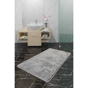 Havai - Grey (70 x 120) Grey Acrylic Bathmat