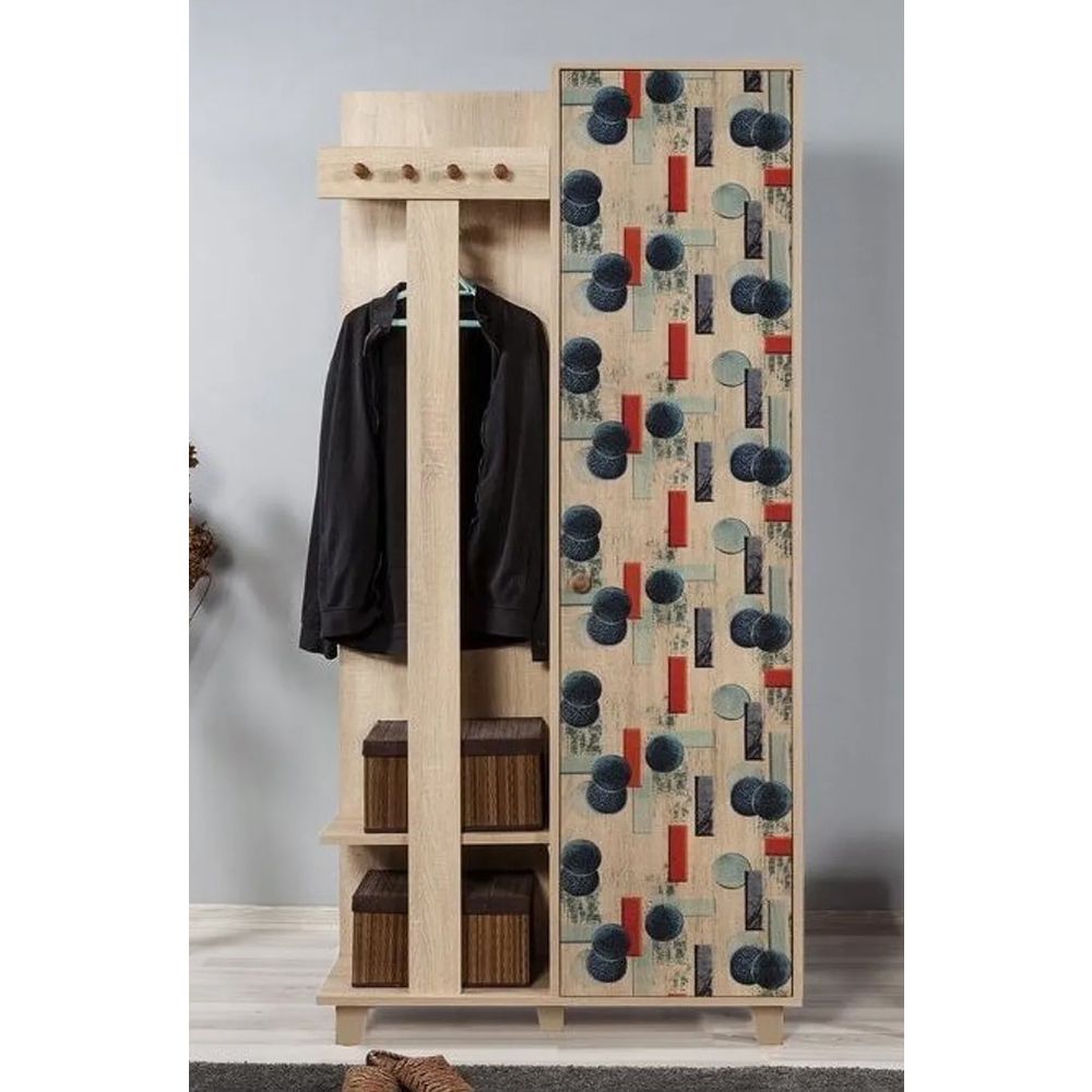 Hall Stand Garmanto 90 - 520, boja / nijanse sonoma hrasta slika 2