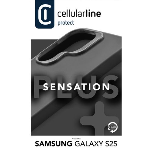 Cellularline Sensation+ silikonska maskica za Samsung Galaxy S25 black slika 2