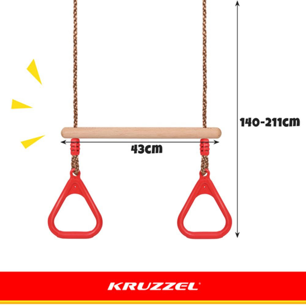 Kruzzel ljuljačka - trapez Kruzzel 25383 slika 2