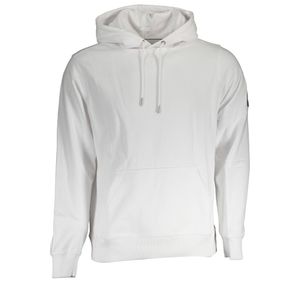 CALVIN KLEIN SWEATSHIRT WITHOUT ZIP MAN WHITE