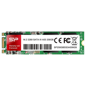 Silicon Power SP256GBSS3A55M28 M.2 SATA III 256GB, 2280, A55, Read up to 560MB/s, Write up to 530MB/s