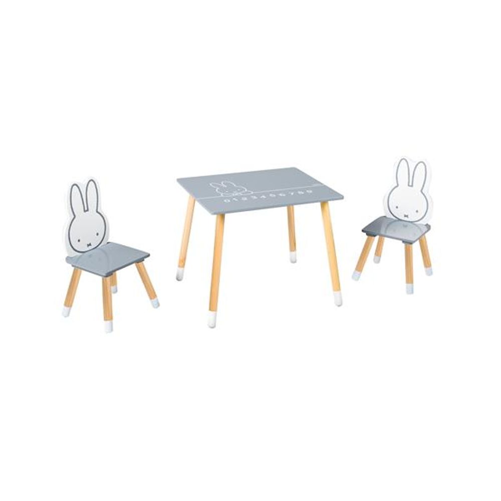 Roba Kids Drveni dječji sto i stolice Miffy slika 2