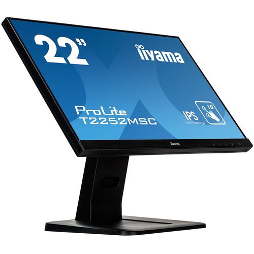 IIYAMA Monitor Prolite, 21,5" OGS-PCAP 10P Touch Screen, 1920x1080, IPS-slim panel design, VGA, HDMI, DisplayPort, 250cd/m² (with touch), 1000:1 Static Contrast, 7ms slika 5