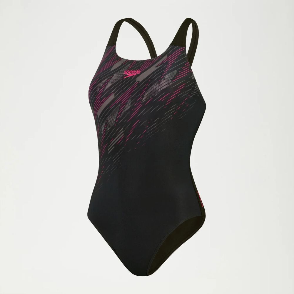 Speedo Ženski kupaći kostim HYPERBOOM PLMT MSBK AF BLACK-PINK slika 2
