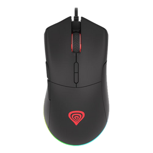 Natec NMG-1771 GENESIS KRYPTON 290, Gaming Optical Mouse 200-6400 DPI, Maximum acceleration 22 G, RGB LED, 7 Buttons, USB, Black, Cable 1,8 m