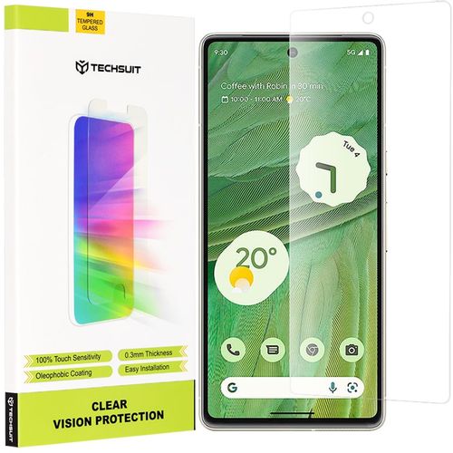 Techsuit – Clear Vision Glass kaljeno staklo za Google Pixel 7 – Prozirno slika 1