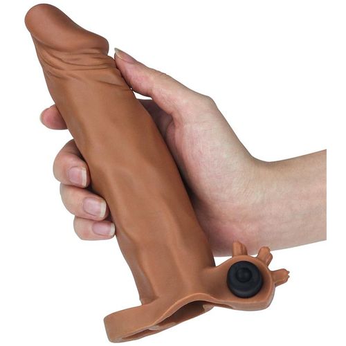 Lovetoy navlaka za penis s vibratorom 18,5cm slika 3