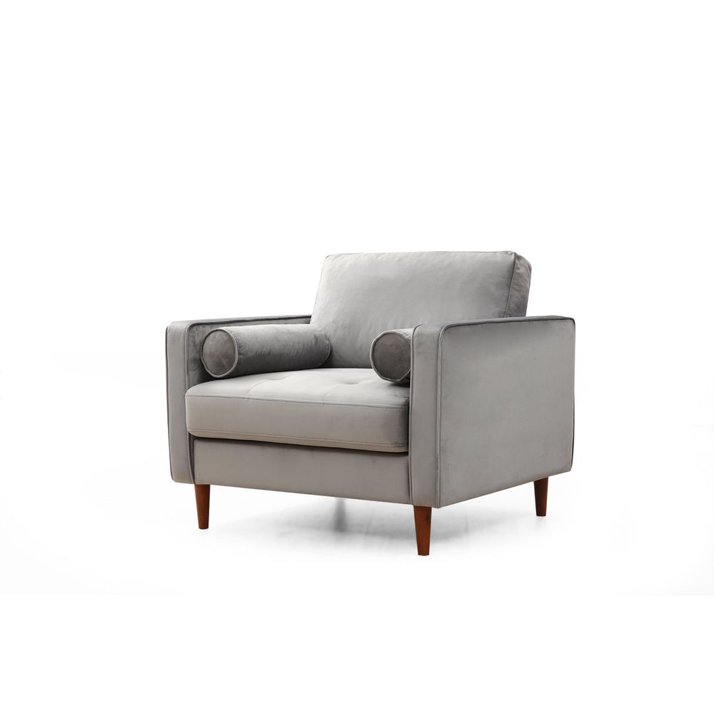 Rome - Svijetlo Siva Wing Chair slika 3