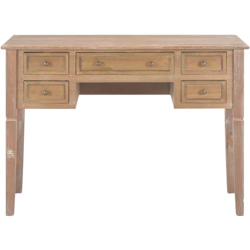 280072 Writing Desk Brown 109,5x45x77,5 cm Wood slika 27