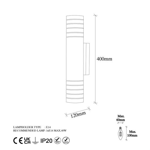 Opviq Zidna lampa, 942FLG1277 slika 5