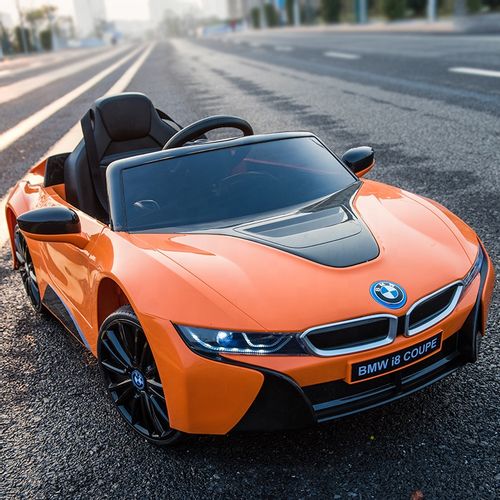 Licencirani dečiji automobil na akumulator BMW i8 concept Narandžasta slika 2