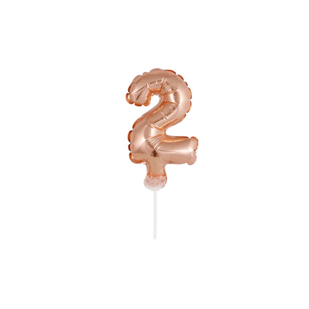 BC-5RZ2 Folijski balon 2 sa štapićem 13 cm slika 1