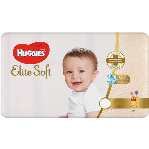 Huggies pelene  EliteSoft  Mega pakovanje slika 1