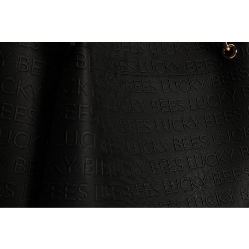 Lucky Bees Ženska torbica ABIGAIL crna veća, 275 - Leather Black slika 2