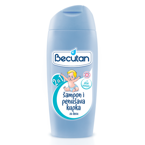 Becutan 2 u 1 šampon i kupka 400ml slika 1