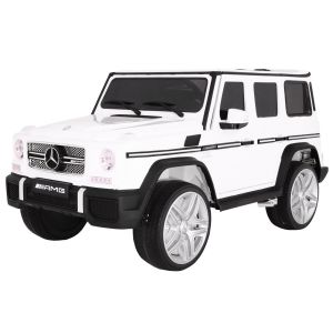 Licencirani auto na akumultor Mercedes G65 2 4G - bijeli/lakirani