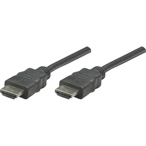Manhattan HDMI priključni kabel HDMI A utikač, HDMI A utikač 1.00 m crna 308816 high speed  HDMI HDMI kabel slika 6