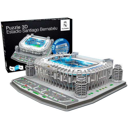 Real Madrid Santiago Bernabeu stadium 3D puzzle led slika 5