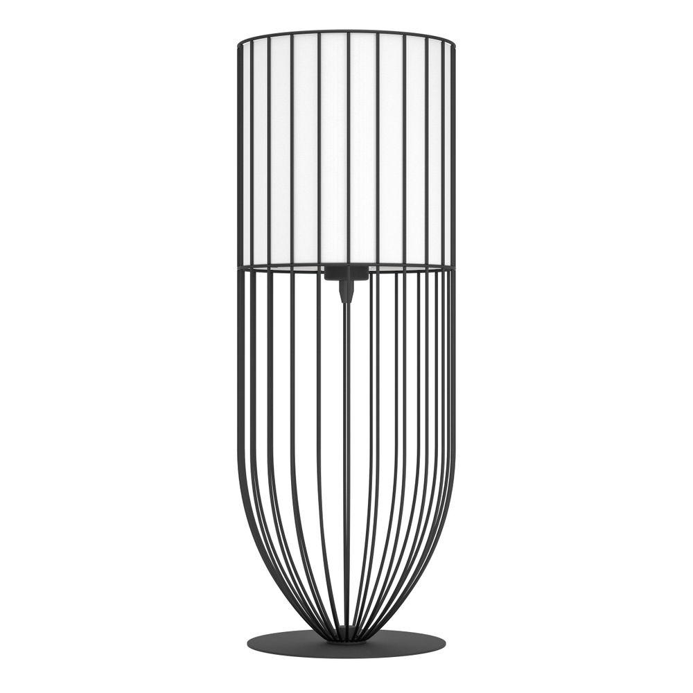 Eglo stolna lampa nosino e27 1x60w crno/bijelo v:580mm o220mm slika 4