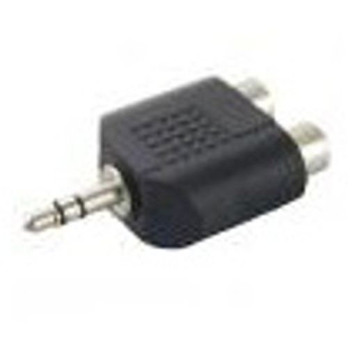 Audio adapter 3,5mm Muški -> 2 x RCA Ženski - SBOX slika 1