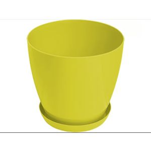 Gardino Saksija LUX 28cm sa podmetacem zelena pa