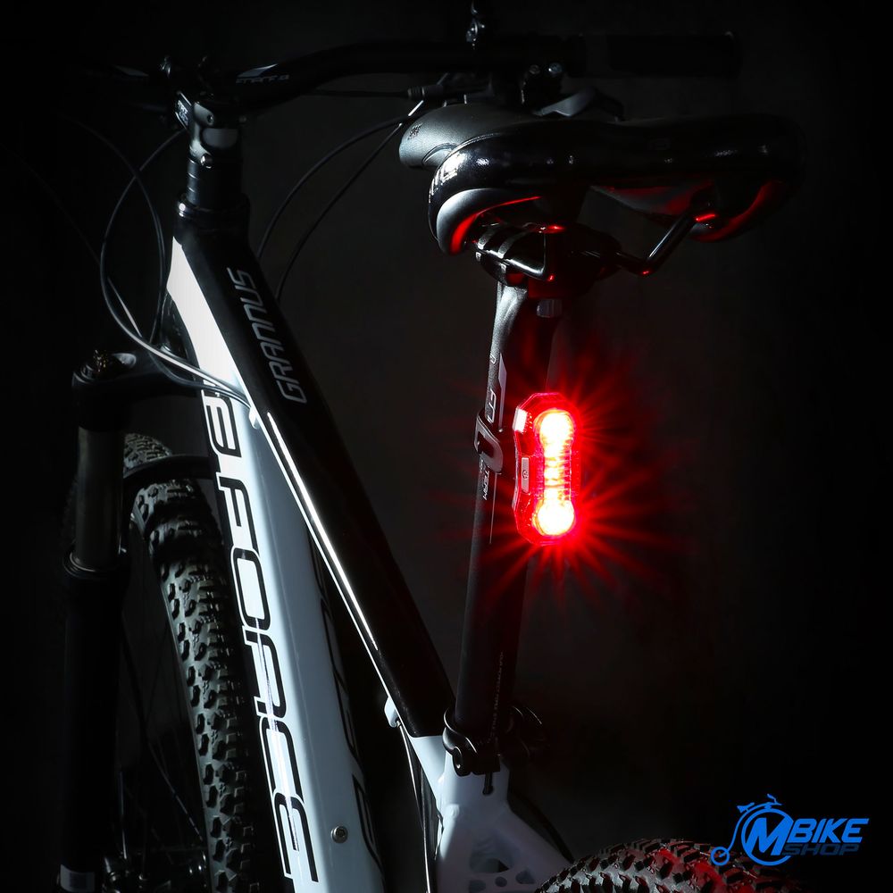 Force Zadnje svjetlo za bicikl Delux 5X LED USB slika 3