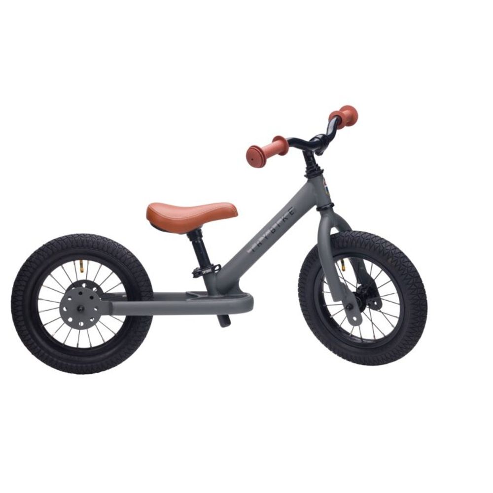 TRYBIKE Balans bicikl 2u1 Steel, Grey Matt slika 6