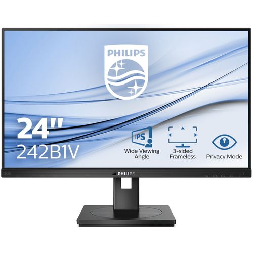 Monitor Philips 23.8" 242B1V, IPS, FHD, 75Hz, HDMI, DVI, DP, USC3.2 slika 1