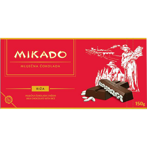 Mikado Čokolada S Rižom 150g slika 1