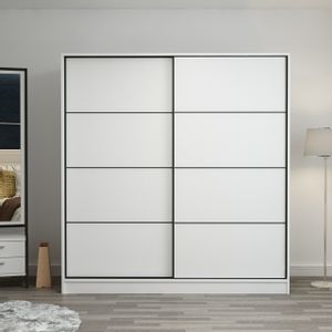 Kale - 7148 White Wardrobe