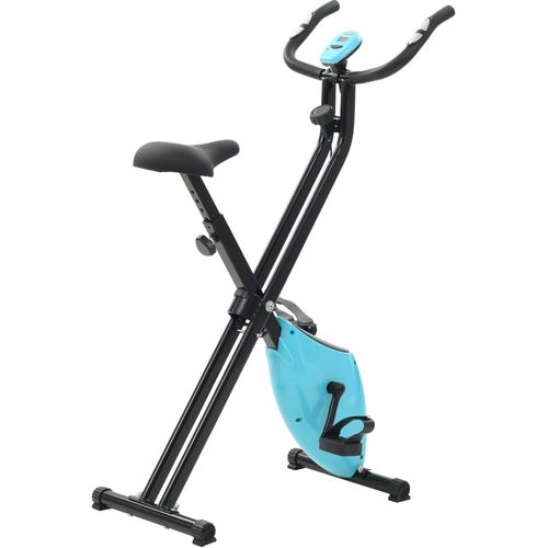 Magnetski bicikl za vježbanje s mjerenjem pulsa crno plavi slika 12