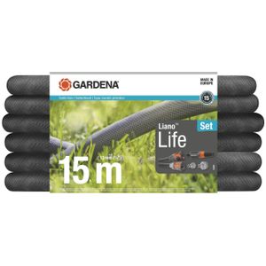 Gardena crevo tekstilno liano™ life 15 m set GA 18445-20