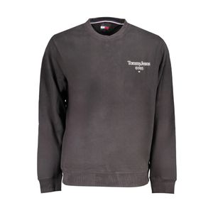 TOMMY HILFIGER MEN'S BLACK ZIPLESS SWEATSHIRT