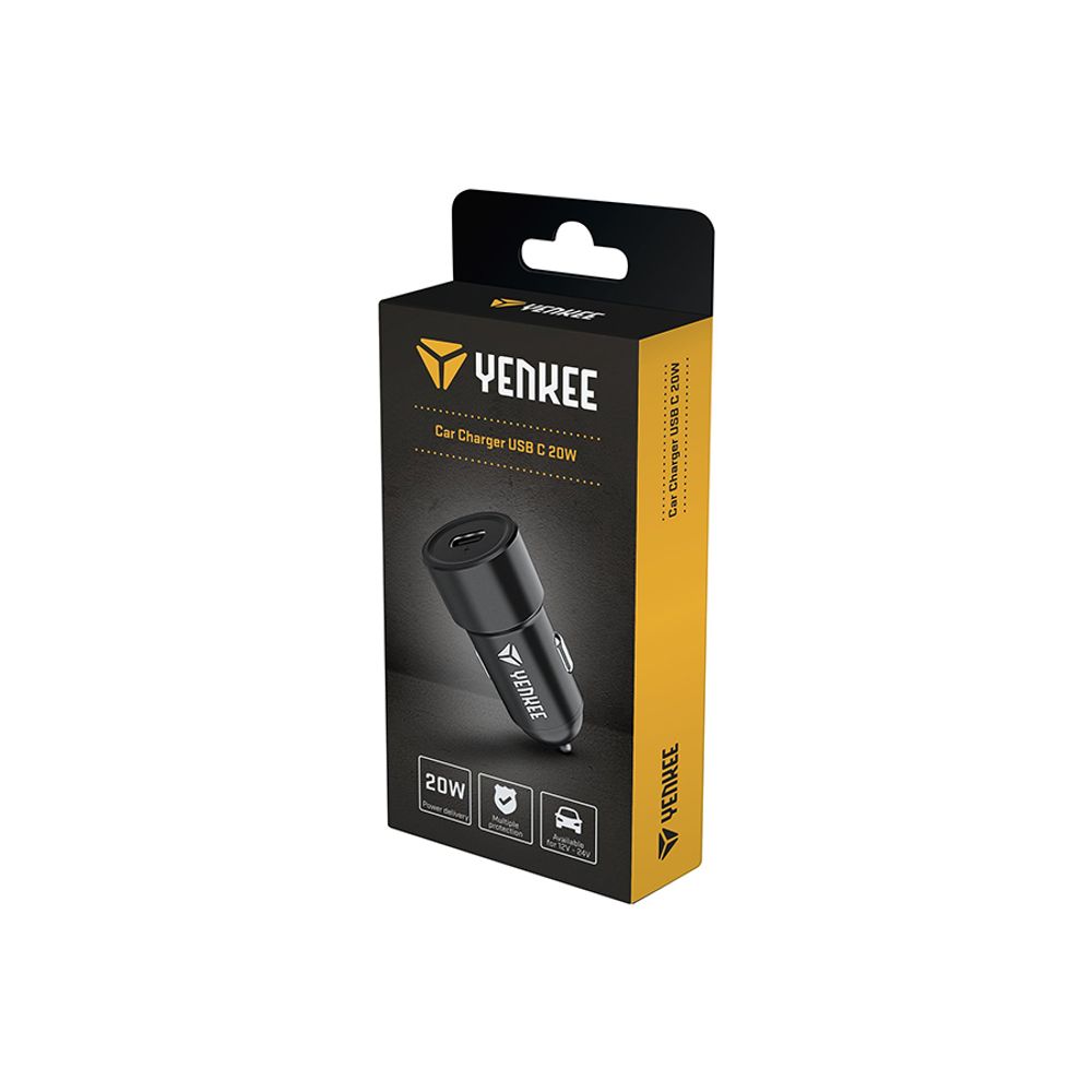 YENKEE Punjač za auta USB YAC 2035, 20W slika 2