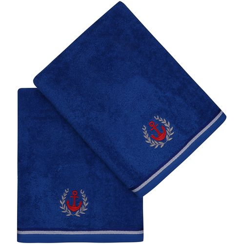 Colourful Cotton Set ručnika za kupanje (2 komada) Maritim - Royal slika 3