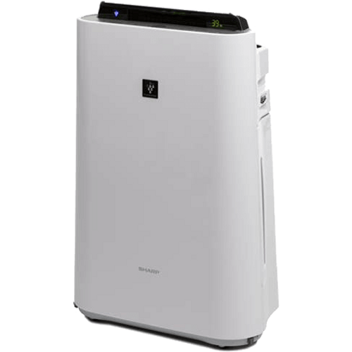 Sharp KC-D60EUW Prečišćivač i ovlaživač vazduha, Protok vazduha 396 m³/h, Površina filtriranja do 48 m², Wifi, Bele boje slika 1